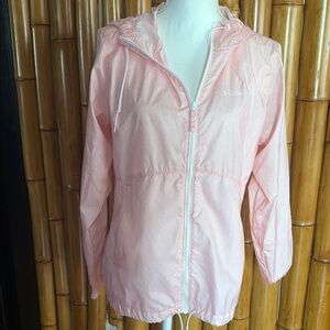 Columbia Light Pink Packable Windbreaker Jacket